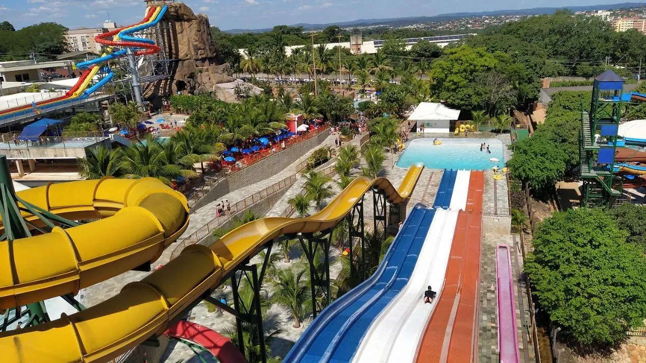 Spazzio Diroma Com Park Acqua E Splash Incluso Em Caldas Novas Lejlighed 0*,